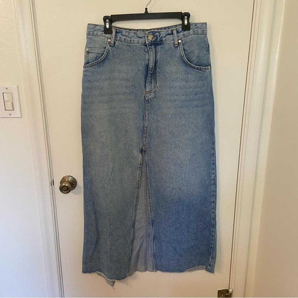 Pilcro Blue Denim Skirt